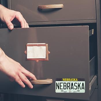 Amazon.com: Miniature Magnetic Nebraska License Plate, Ideal for